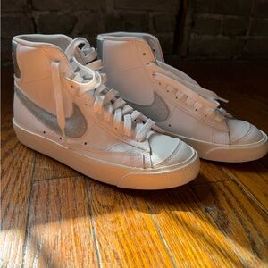 Nike Blazer Mid 77 White/Silver Sneakers